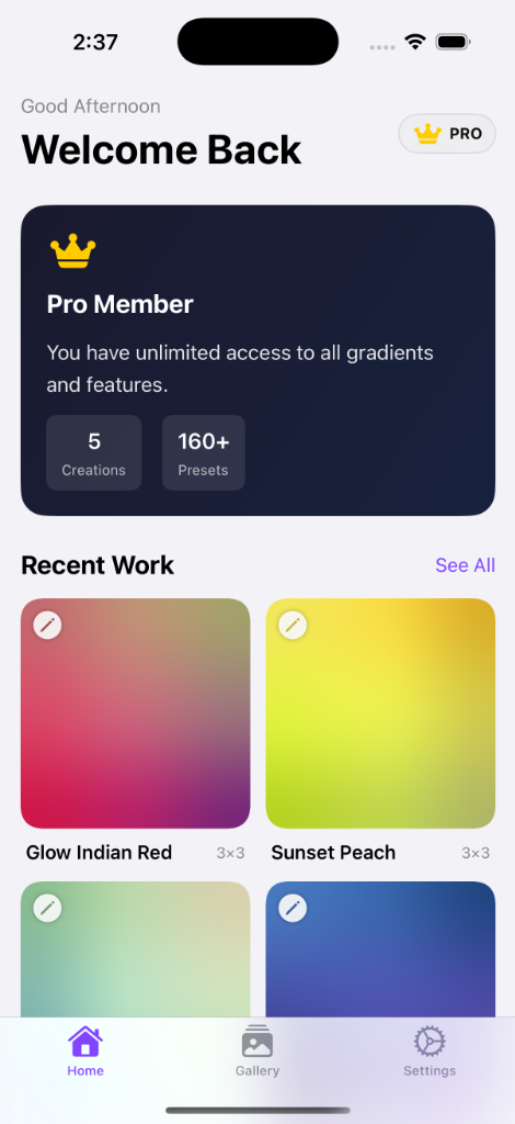 Meshly App Screenshot